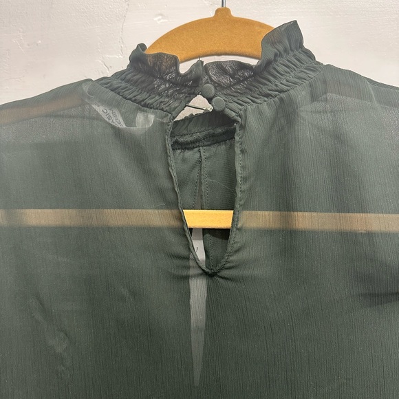 Zara Green Blouse - Picture 5 of 5
